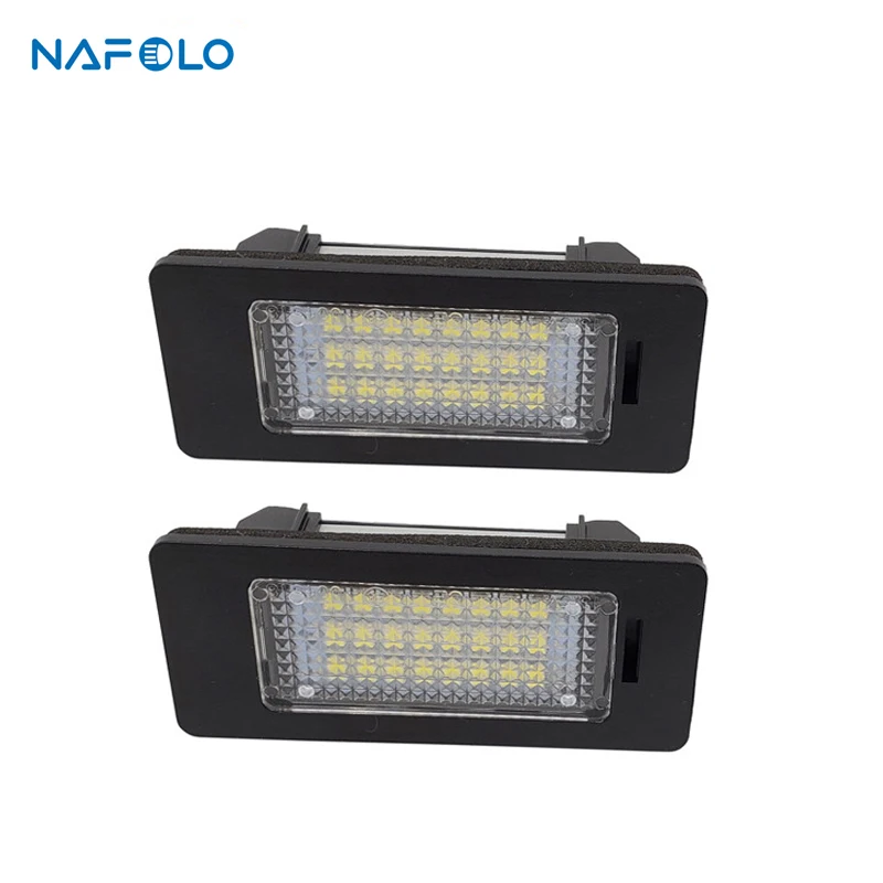 Из 2 предметов автомобиля светодиодный номерной знак света лампы для Audi A4 B8 A5 Q5 S5 TT