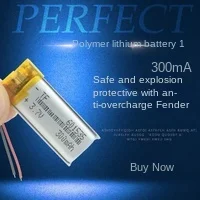 

Genuine 3.7V Polymer Rechargeable Battery 601535 Recorder Iron General Wireless Headset 300mAh For Games Accessories