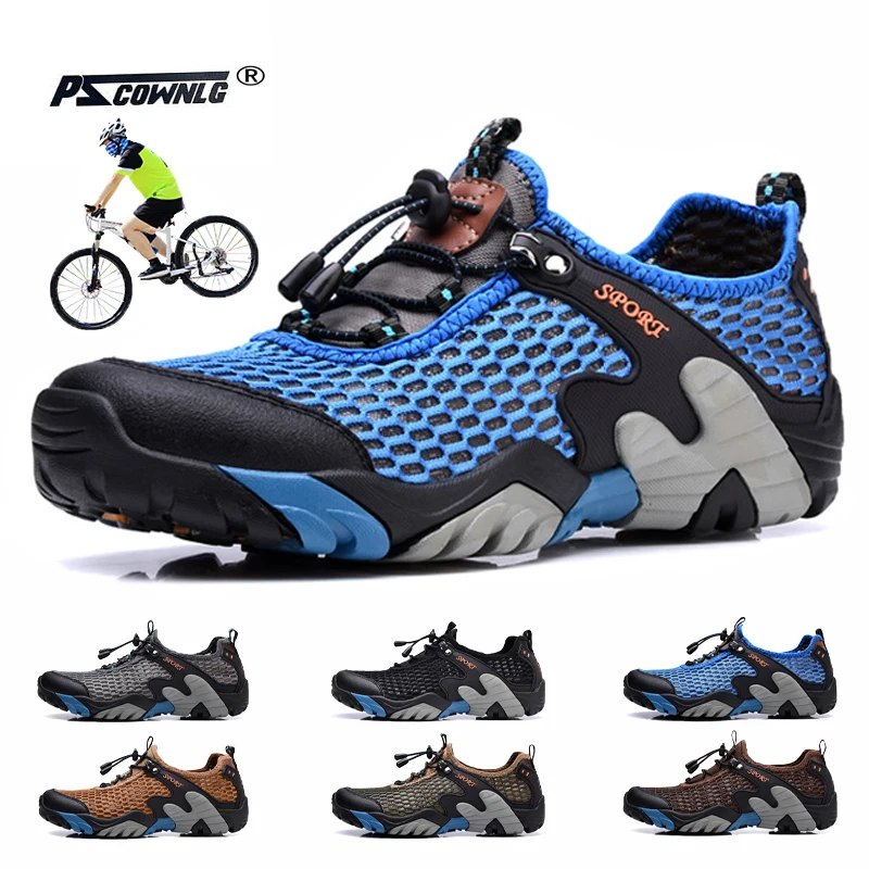 

MTB Cycling Shoes zapatillas ciclismo Men Motorcycle shoes Bicycle shoes Outdoor hiking sneakers aqua