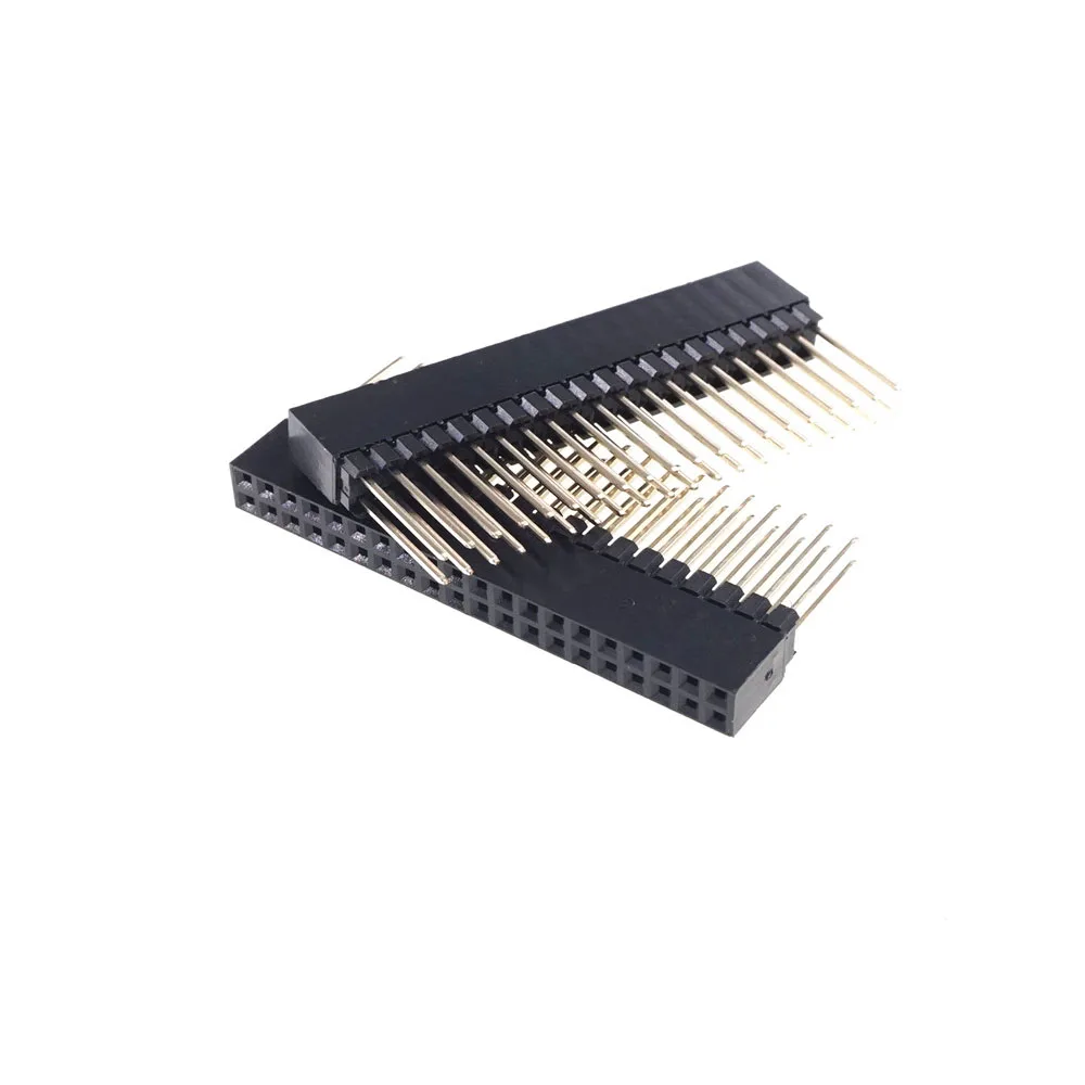 10 Pcs PC104 2.54 MM Pitch 2x20 Pin 40 Female Double Row Long Header Strip Industrial Computer Connector Sockets | Обустройство дома