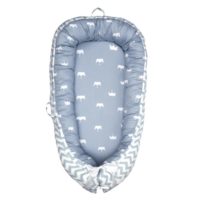 Переносная кроватка-гнездо для новорожденных, детская кроватка для путешествий, хлопковая Колыбель для новорожденных от AliExpress RU&CIS NEW