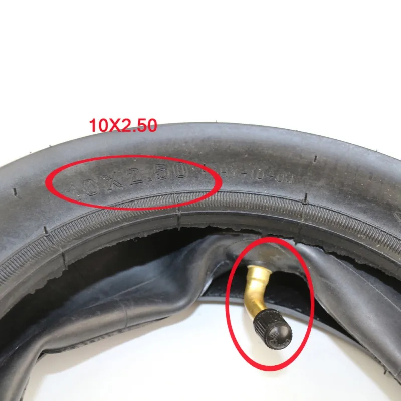 Размер 10 дюймовых пневматических шин 10x2 50 подходит для электрического скутера