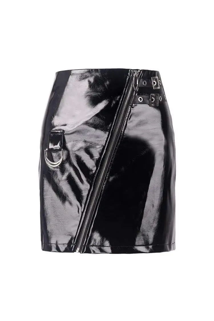 Darkinlove женские панк слиант молнии пу Skiny юбки KW144|Женские юбки| |