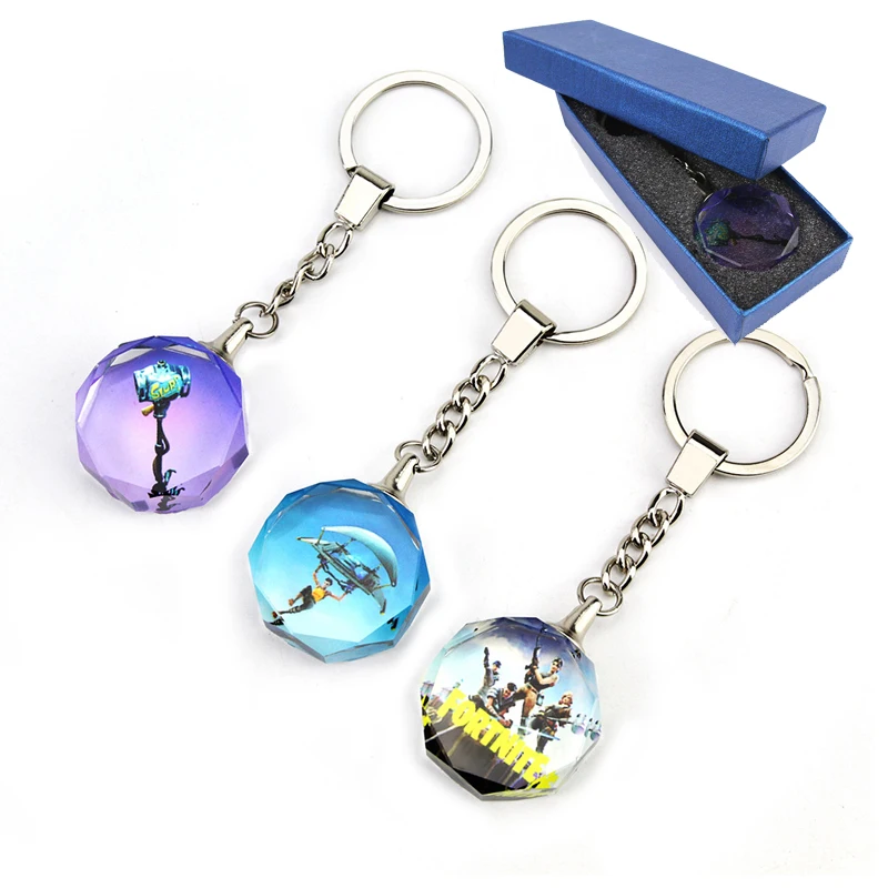 Брелок для ключей из игры Fortnite кольцо с хрустальной крепостью ночная вырезка