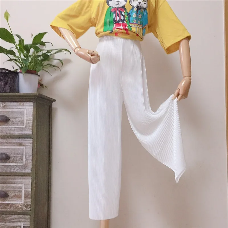 

Muslim Pants New Arab Ruffled Wide-legged Pants Muslim Fashion Women's Trousers Casual Pants Dubai Turkey Women Pants Donsignet