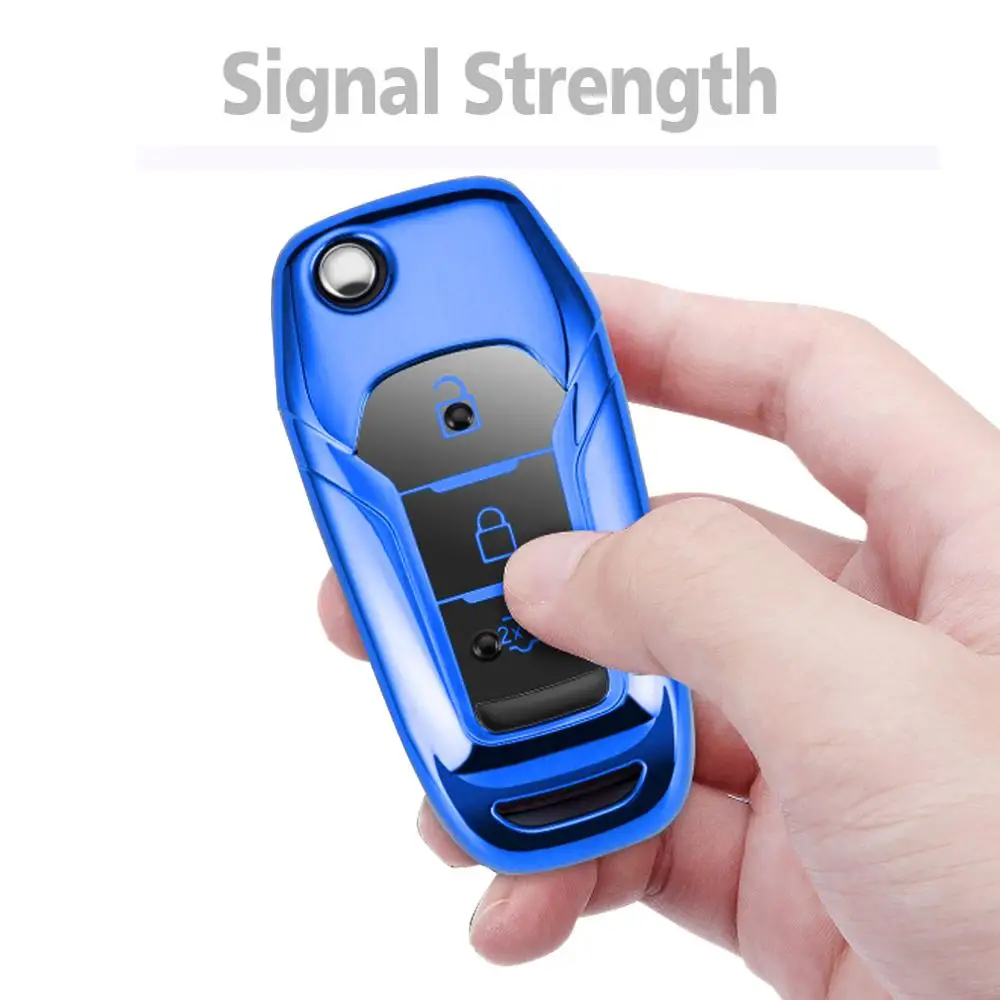 Soft TPU Case Car Key Cover For Ford Fusion Fiesta Escort Mondeo Everest Ranger Accessories Keychain Cap Holder | Украшения и