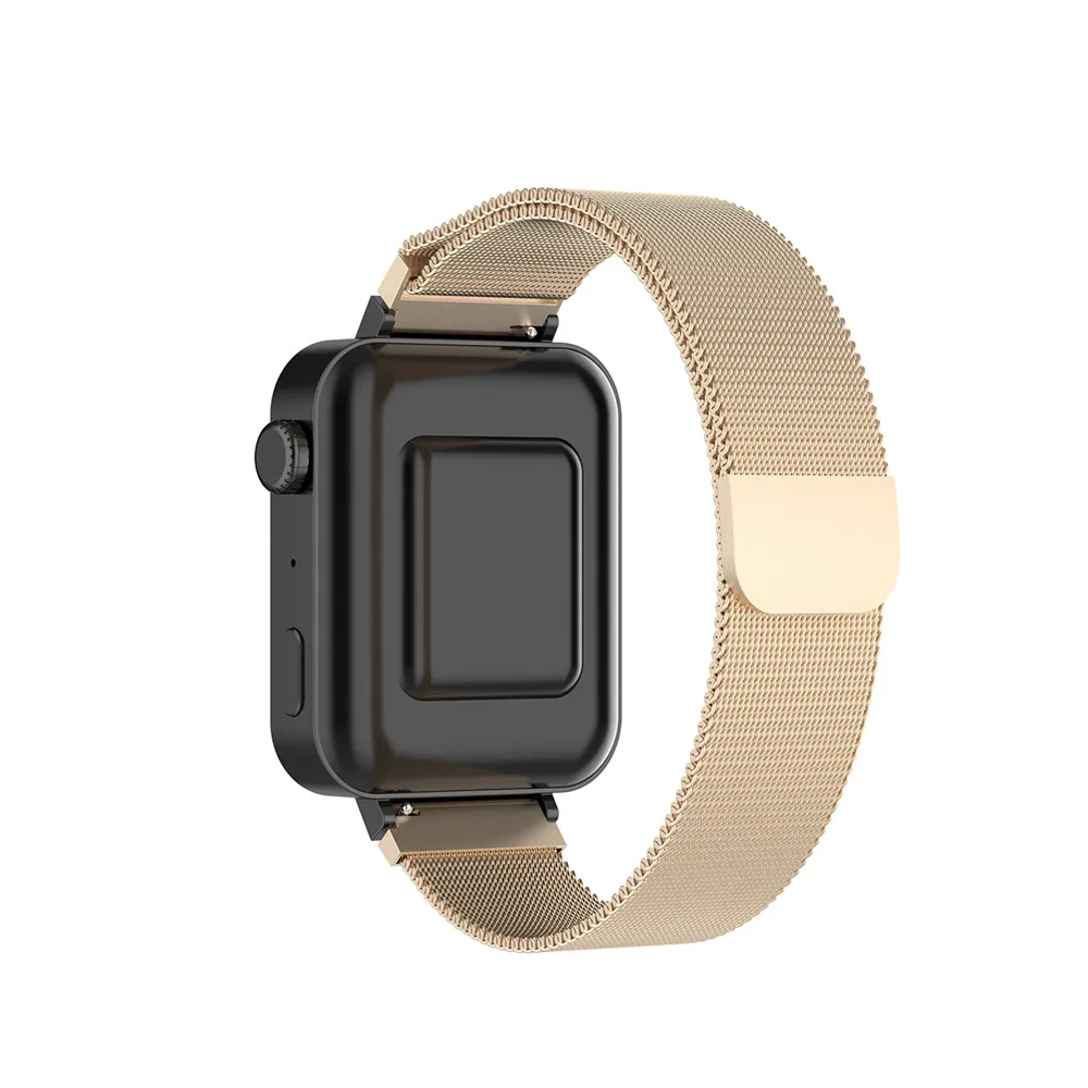 18 мм нержавеющая сталь сетчатый ремешок для часов Ремешок Для Xiaomi Smartwatch Универсальный сменный Ремешок Браслет