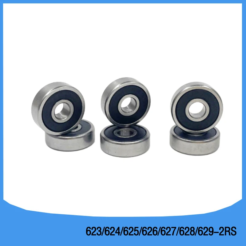 10PCS 623-2RS 623RS 623 R-1030RS ABEC-5 deep groove ball bearing 3x10x4mm miniature | Обустройство дома