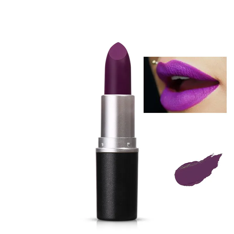 Матовая губная помада макияж Maquillaje водостойкая Макияж Черная губная помада - Цвет: 05