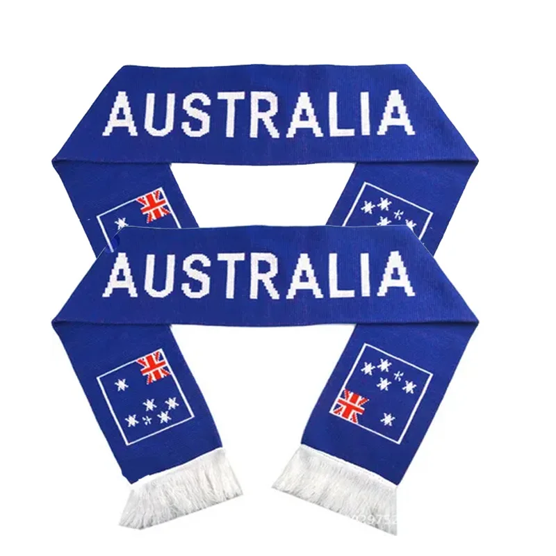 Шарф сборной по футболу с логотипом на заказ Кубок мира Шарфы для футбольных