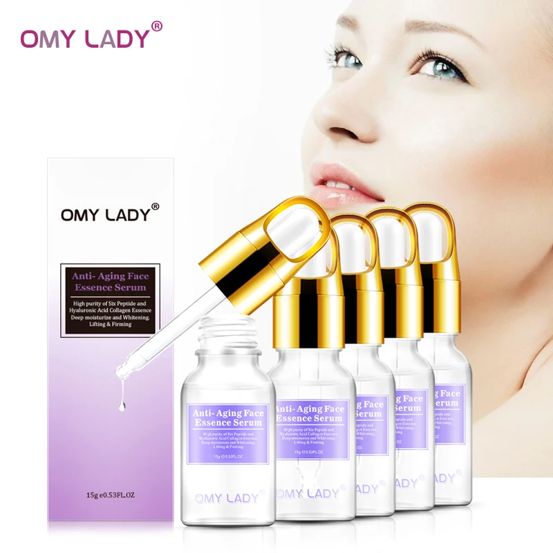OMY LADY 5 шт. Антивозрастная эссенция для лица сыворотка шесть пептидных коллагенов