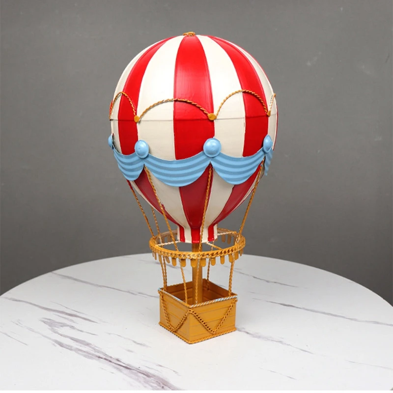 

Modern Iron Hot Air Balloon Wall Decoration Accessories Rainbow Lantern 1Pc Hanging Craft Home Living Room