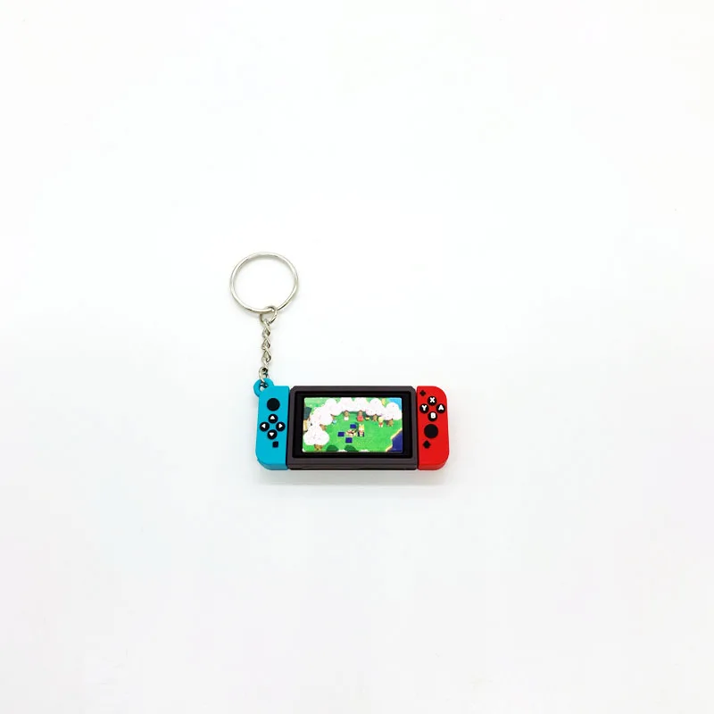 

Switch Game Machine Keychain Animal Crossing Key chain Fashion Jewelry Accessories Cute Shaped Pendants Keyring