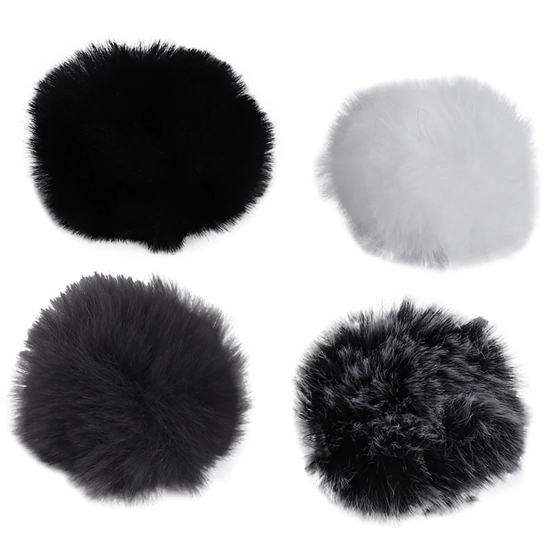 

New Universal Lavalier Microphone Furry Windscreen Fur Windshield Wind Muff Soft for Sony Rode Boya Lapel Lavalier Mic 5Mm