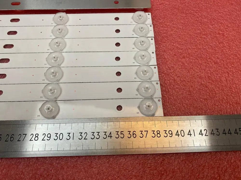 

New 8 PCS 5LED 389mm LED backlight strip for Philco PH40R86 PH40R86DSGW 400S8605X8-B0040 E34036 40S-4-10 1.00.1.388015S01R V1