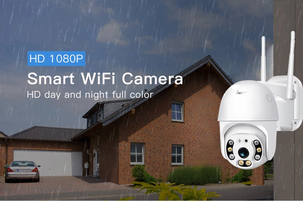 SDETER 1080P безопасности Камера WI-FI Открытый PTZ Скорость купол Беспроводной IP Камера CCTV функции панорамирования, наклона и 4xzoom ИК наблюдения для ведения съемок вне помещения P2P CAM