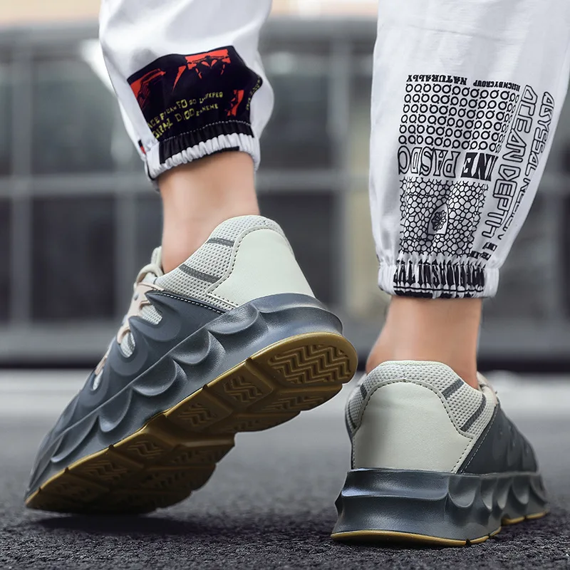 

Summer New Sneakers Men Running Shoes Breathable Athletic Outdoors Sport Shoes Men Adults Trainers Lace-up Male Blade Sneakers