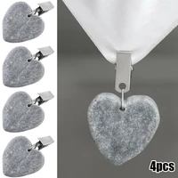 tablecloth weighting rack heart shaped marble stone tablecloth weights metal clip for outdoor picnic family dinner table decor
