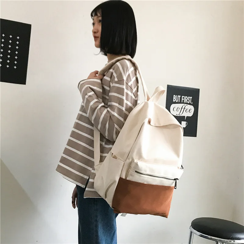 Брендовый женский многофункциональный холщовый рюкзак atinfor для отдыха