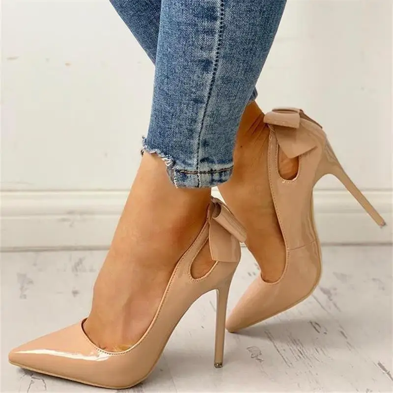 Роскошные женские туфли-лодочки Новинка 2020 года Стильная женская обувь на тонком