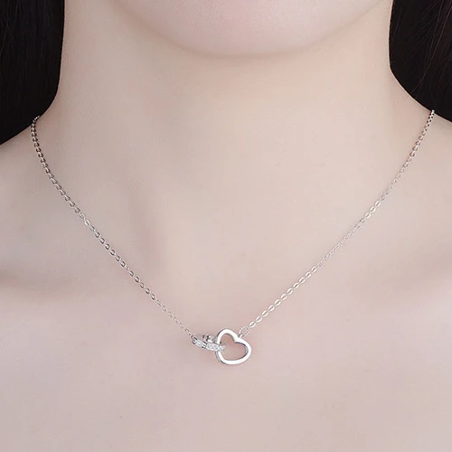 Женское колье-чокер из серебра с фианитами | Украшения и аксессуары