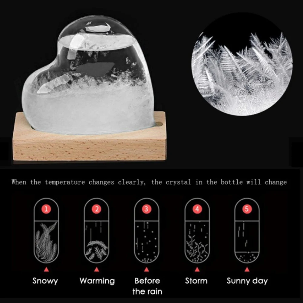 23 типа стеклянная бутылка в форме шара настольная метеостанция прогноз погоды