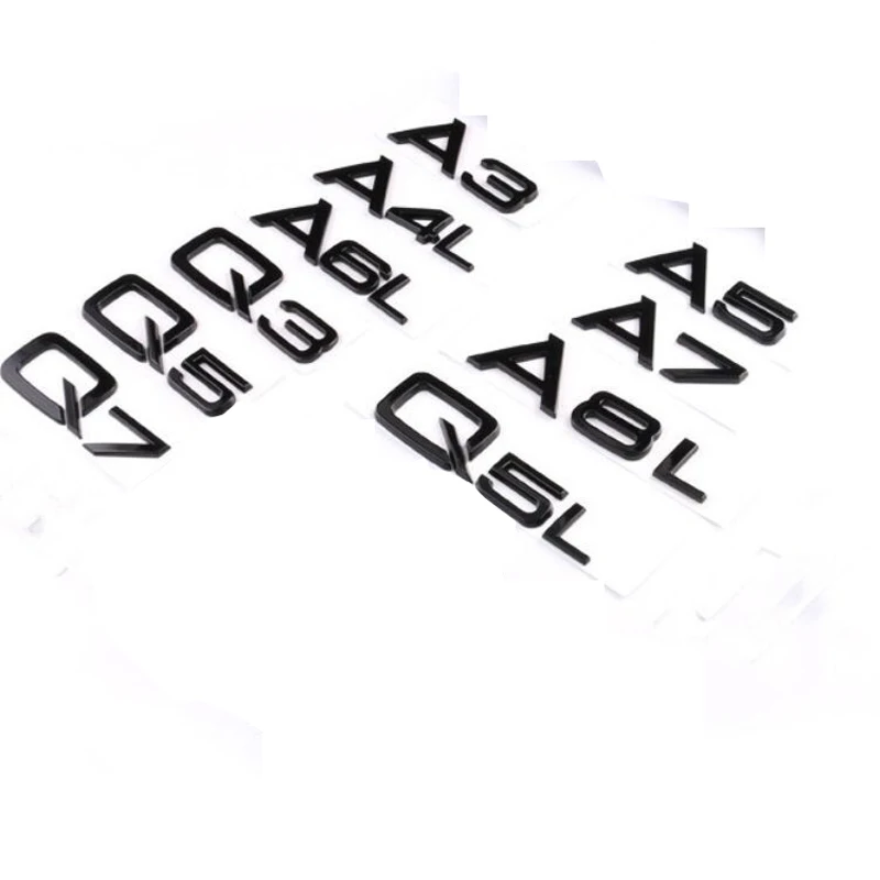 Эмблема багажника для Audi A3 A4 A5 A6 A7 A8 Q3 Q5 Q7 3 2 0 T 4 6