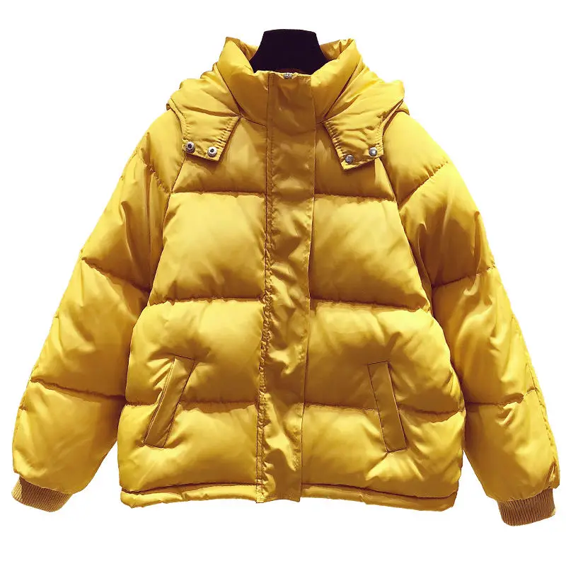 

U-SWEAR Winter Down Cotton Jacket Women Parka Warm Thick Abrigo Mujer Coat Women Outerwear Plus Size Down Jacket Woman Hooded Co