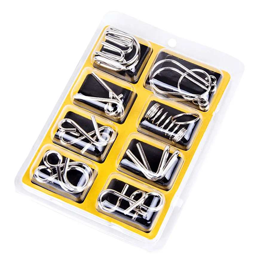 Металлическая головоломка-кольцо детская игрушка Игрушки для раннего развития