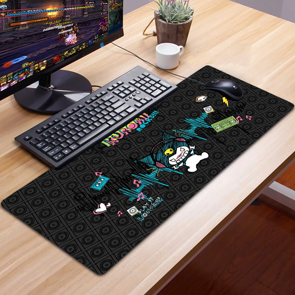 

Cute Kuromies Cartoon Tapis De Souris Gaming Accessories Mouse Pad Gamer L Mausepad Alfombrilla Raton Tappetino Mouse 900X400MM