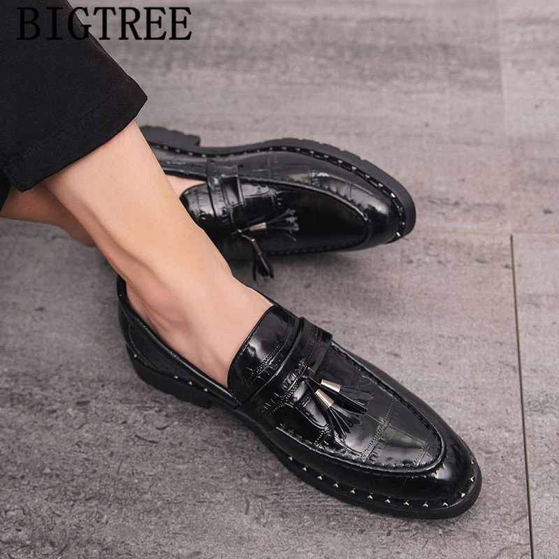 Мужские туфли для парикмахера брендовая Дизайнерская обувь мужские строгие