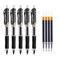 ballpoint pen set blue black red color ink writing ballpoint pens school ballpoint pen office stationery supplies exam spare