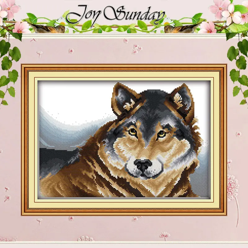 Набор для вышивки немецкой овчарки 11CT 14CT наборы крестиком оптовая продажа с