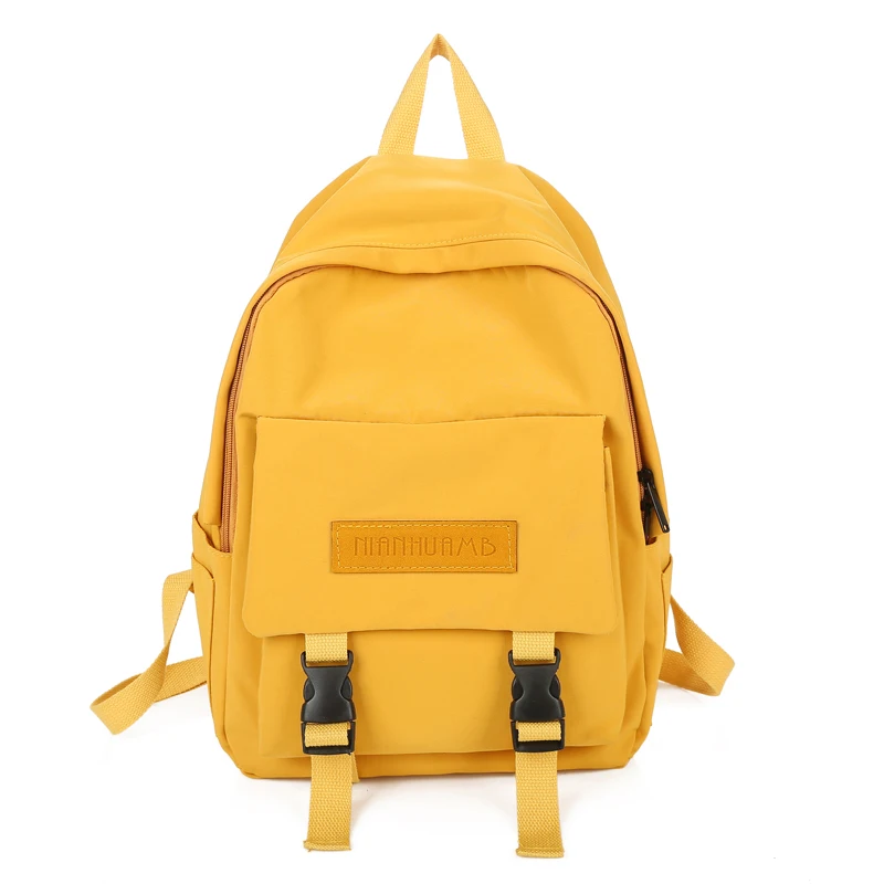

New Trend Female Backpack Casual Classical Women Backpack Fashion Women Shoulder Bag Solid Color School Bag For Teenage Girl