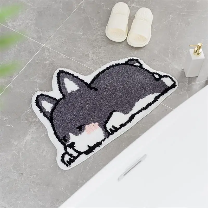 Нескользящий коврик для ванной впитывающий воду мультяшный кухни спальни напольные коврики входной двери