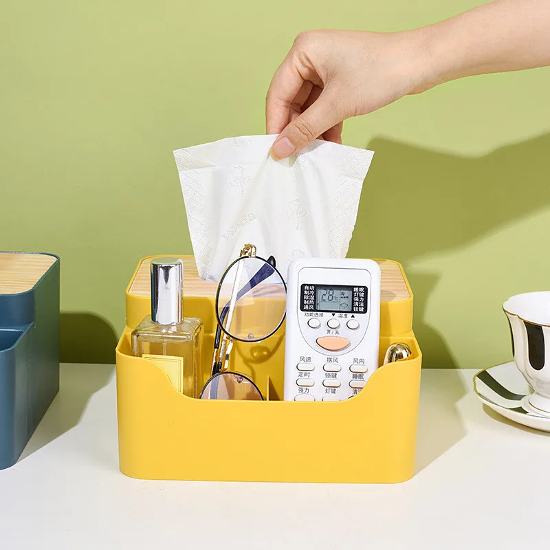 

Бумажный ящик для полотенец, креативный Настольный ящик для отеля, дома, многофункциональный бумажный ящик для хранения полотенец с дистан...