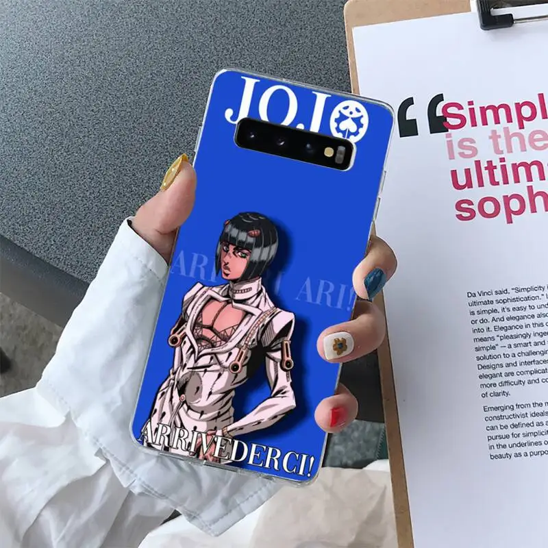 

JoJo's Bizarre Adventure Phone Case For Samsung S10 S10e S8 S9 Plus S7 Edge Note10 9 8 Soft Transparent TPU Cove