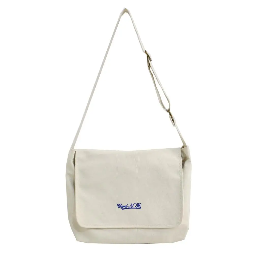 Leisure Shopping Travel Canvas Shoulder Bag Flip Cover Messenger Pack Large Collapsible Tote Inclined /E |