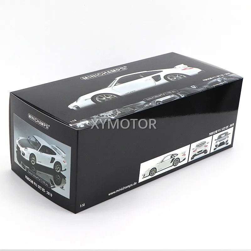 

1/18 Minichamps For Porsche 911 GT2 RS 2010 Diecast Model Toys Car Kid toys Gifts Collection Ornaments Display White Metal