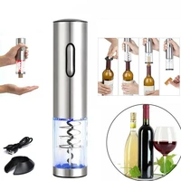 rechargeable electric wine opener usb charging automatic bottle opener stainless steel battery wine opener kitchen accessories