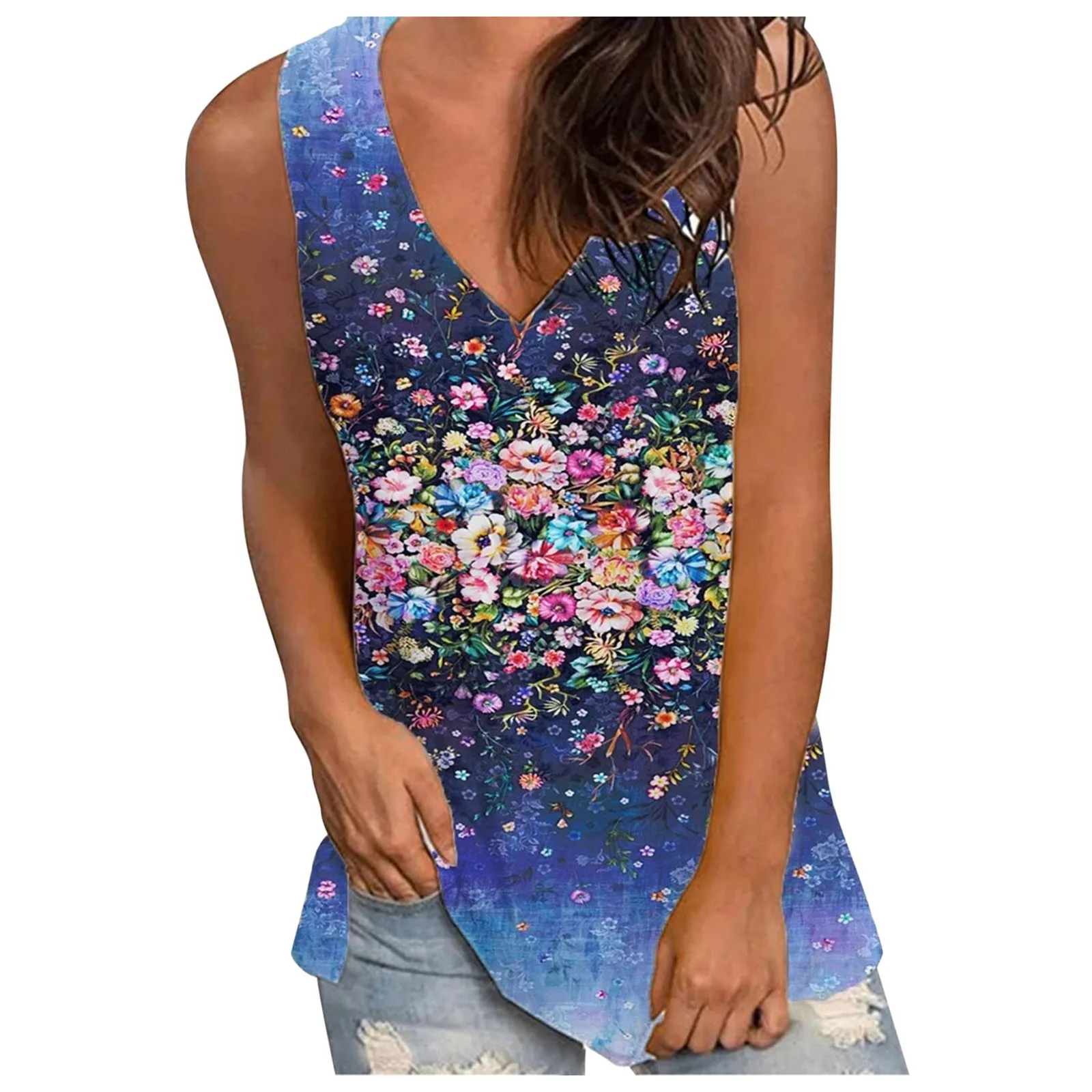 Топ атласный окрашенный на завязках пикантный жилет без рукавов с V-образным