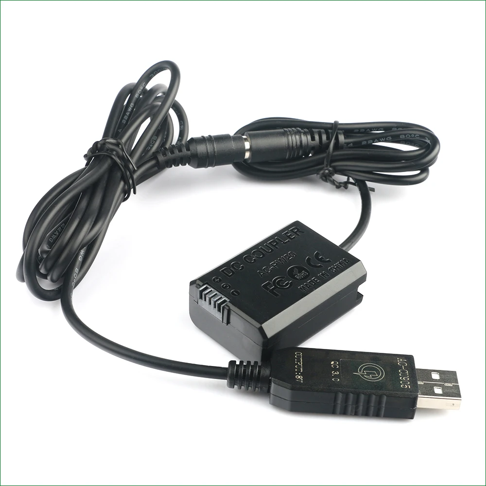 AC-PW20 аккумулятора NP FW50 муфта постоянного тока для Sony a3000 a5000 a5100 a6000 a6100 a6300 a6400 a6500 a7000