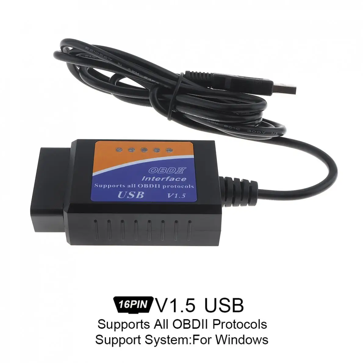 ELM327 V1.5 Супер Мини USB сканер беспроводной автоматический интерфейс считыватель