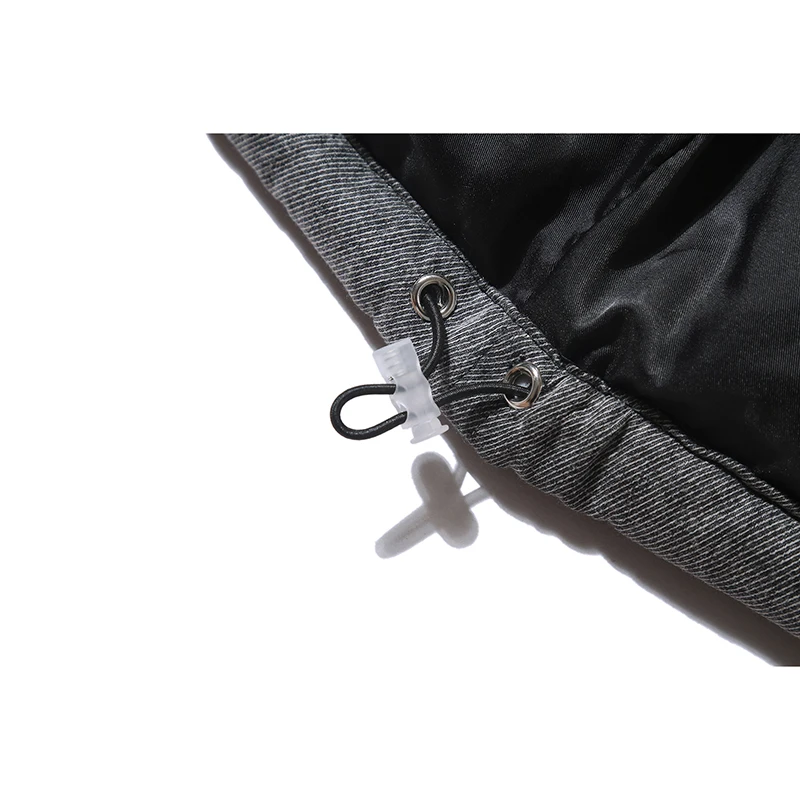 Теплая стеганая зимняя куртка Мужская парка в стиле хип хоп уличная одежда