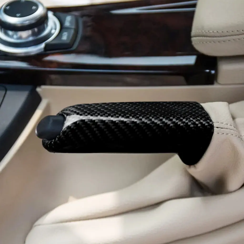 

1set Interior Handbrake Grips Cover Trim for 1 2 3 E92 F30 F10