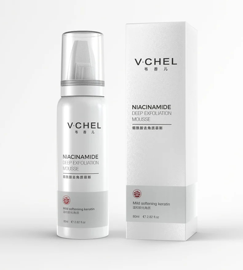 WXE отшелушивающий для лица мусс очищения пилинг Усадочные поры Удаление угрей