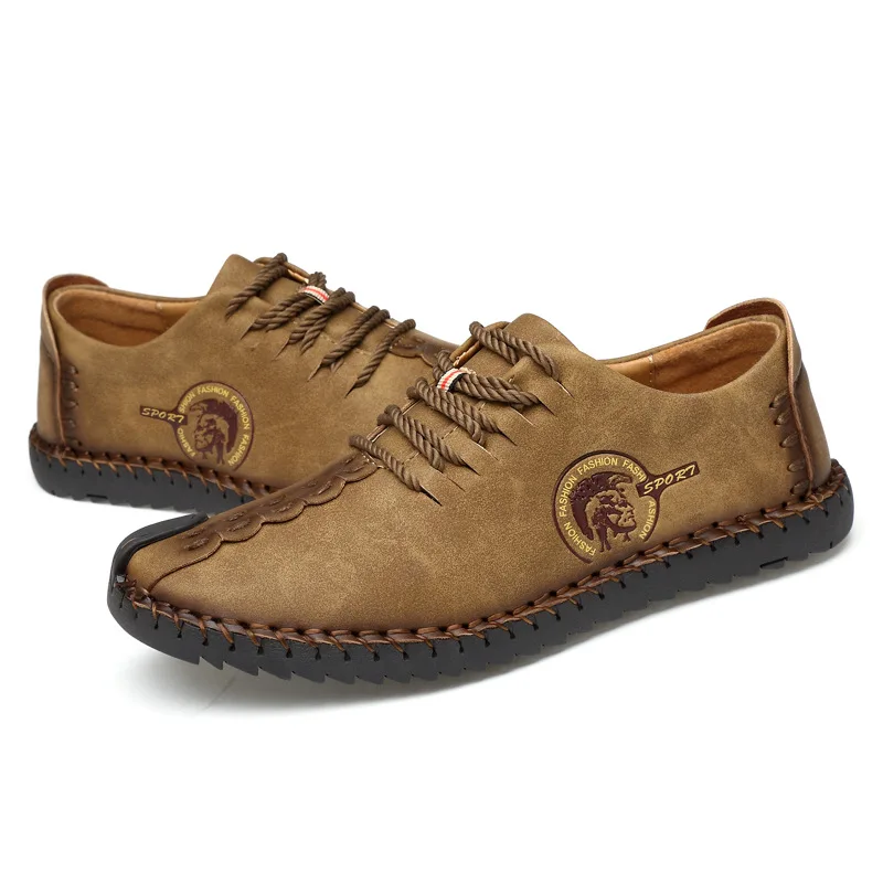 Мужские классические туфли LISM большие размеры ручная работа в британском стиле