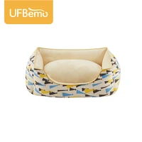 ufbemo dog bed house warm soft printed removable dog accessories waterproof panier chien pet cat baskets nest mat puppy gift