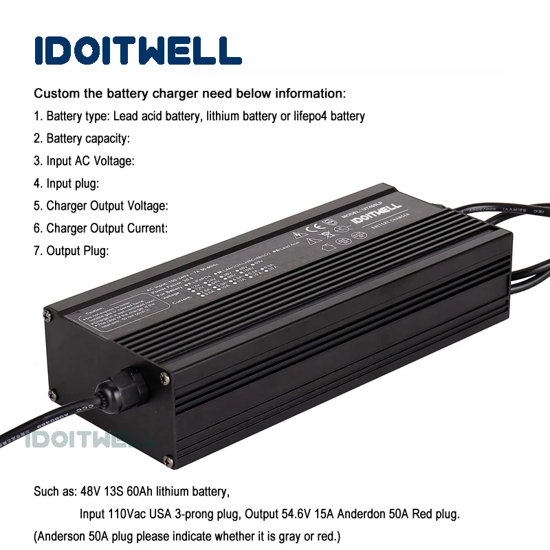 Пользовательское водонепроницаемое зарядное устройство серии 240W 12V 15A 24V 8A 36V 5A
