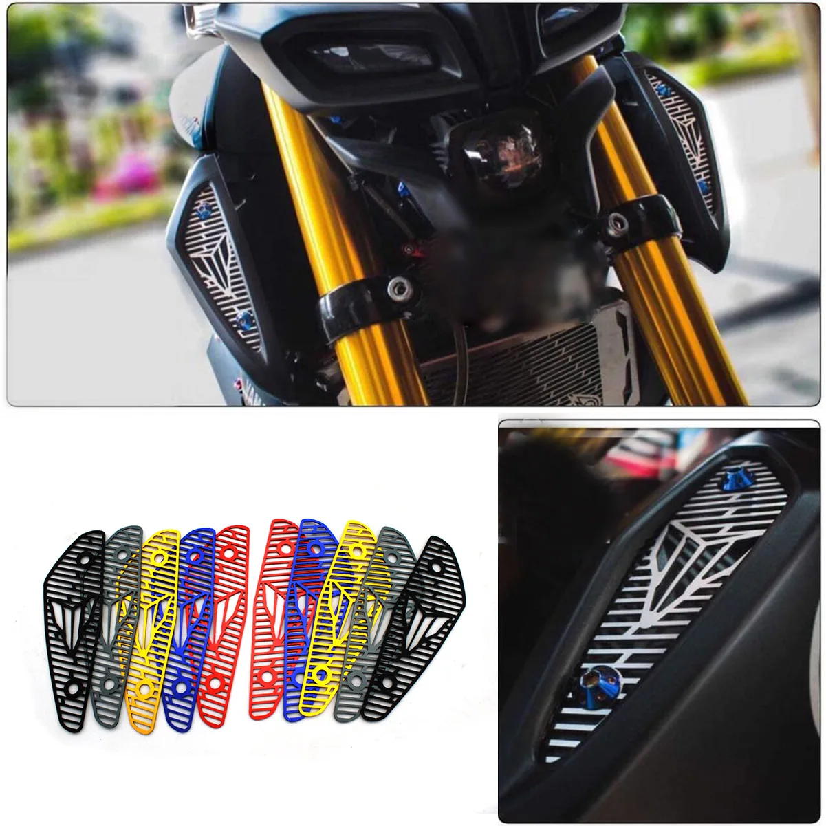 SEMSPEED 2 шт. крышка воздухозаборника Защитная Для YAMAHA MT 15 MT15 2018 2019 2020 аксессуары для